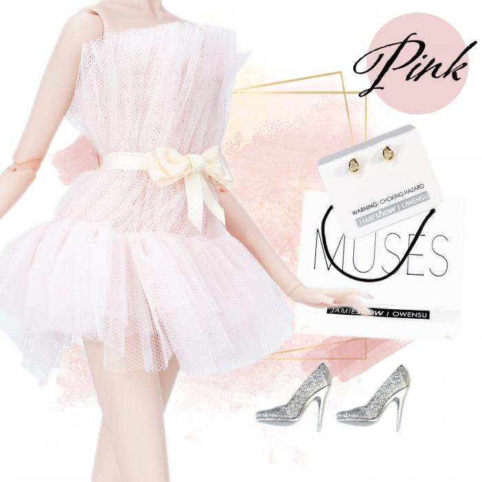 JAMIEshow - Muses - Enchanted - Mini Fashion Pack - Pink - Outfit